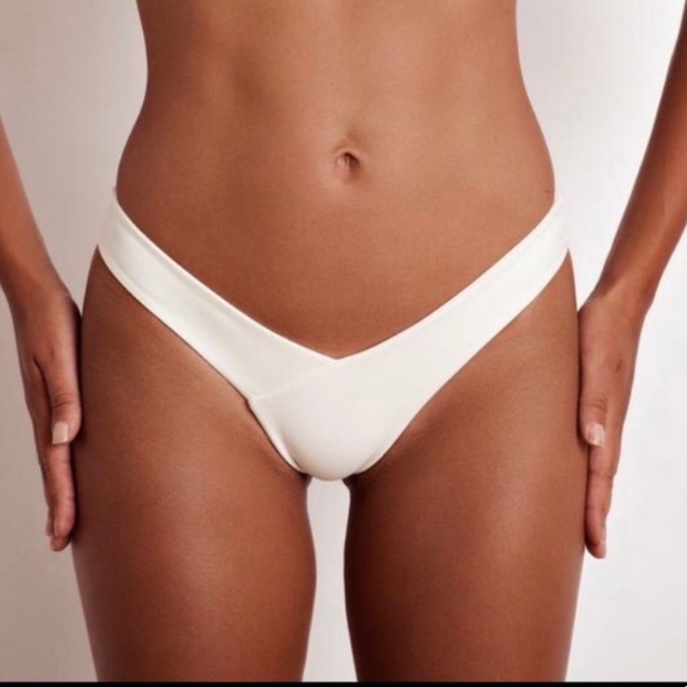 FAE Swim Veda Bottoms in Ivory